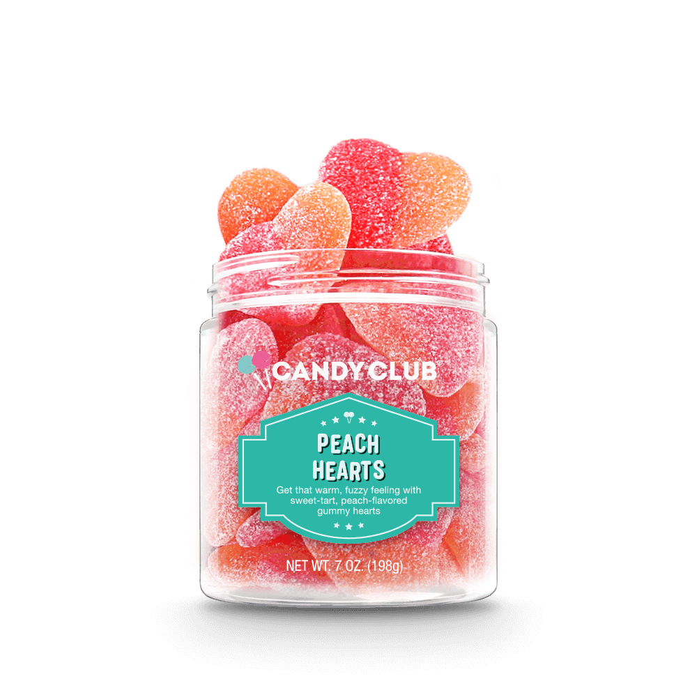 Candy Club - Peach Heart Gummies