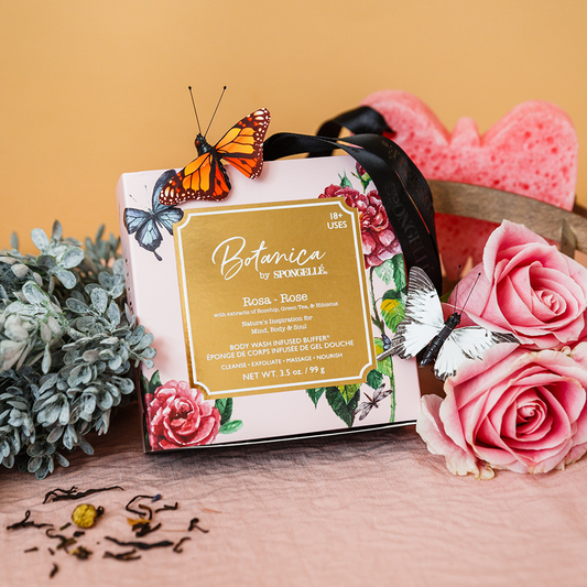 Spongellé - Rose Botanica Body Buffer