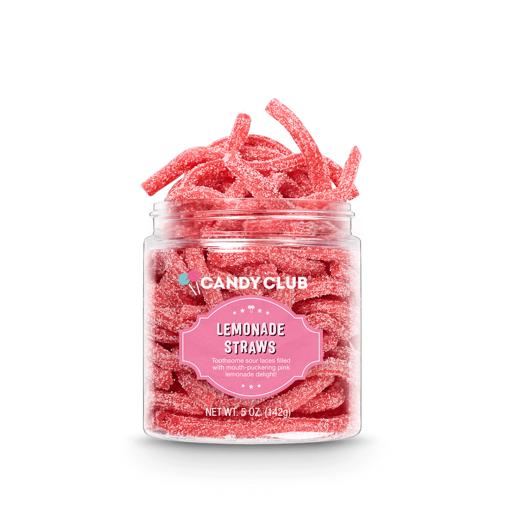 Candy Club - Pink Lemonade Candy Straws