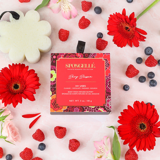 Spongellé - Berry Blossom Boxed Flower